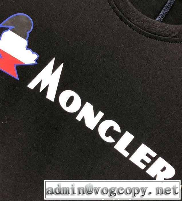 きちんと感をプラス モンクレール MONCLER Tシャツ/ティーシャツ 2色可選 2019年最新ファッション