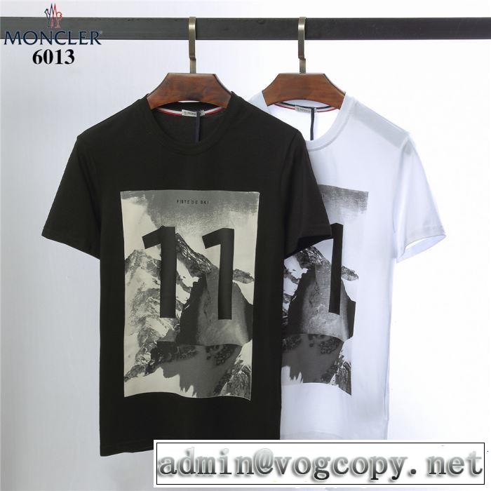 Tシャツ/ティーシャツ 2色可選 おしゃれな夏ファッション2019 リッチな印象に モンクレール MONCLER