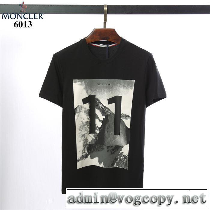 Tシャツ/ティーシャツ 2色可選 おしゃれな夏ファッション2019 リッチな印象に モンクレール MONCLER