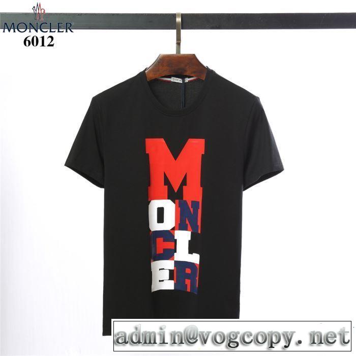 2色可選 大人カジュアル夏ファッション2019 抜け感スゴイ モンクレール MONCLER Tシャツ/ティーシャツ