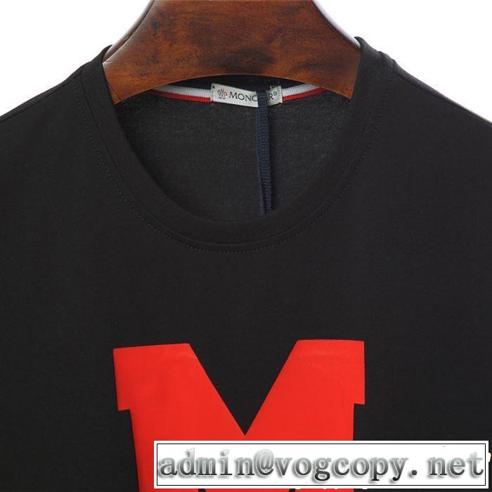 2色可選 大人カジュアル夏ファッション2019 抜け感スゴイ モンクレール MONCLER Tシャツ/ティーシャツ