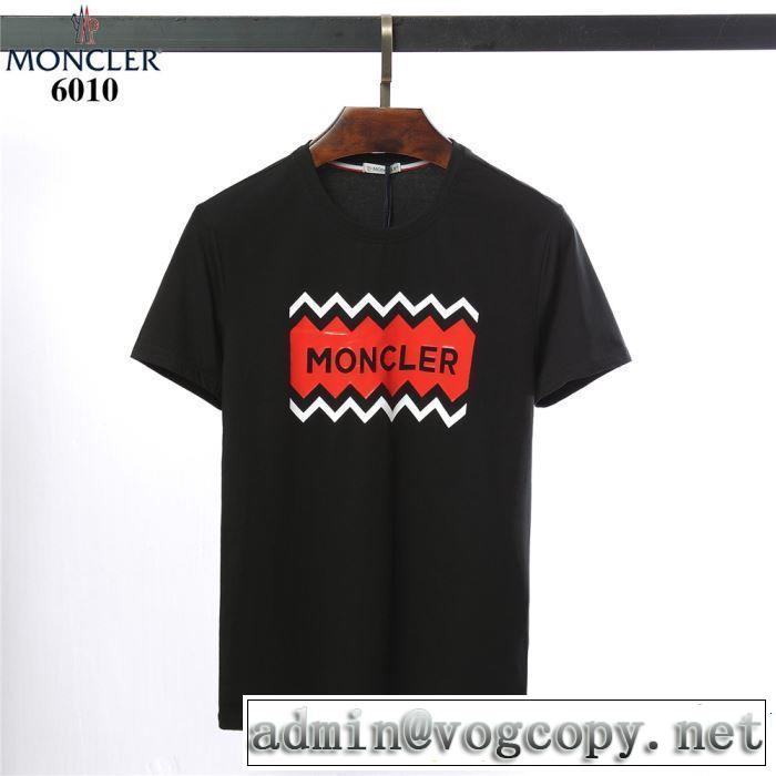 春夏らしい華やか モンクレール MONCLER Tシャツ/ティーシャツ 2色可選 《2019年》今、注目のストリート