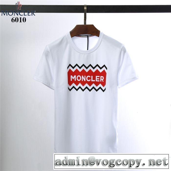 春夏らしい華やか モンクレール MONCLER Tシャツ/ティーシャツ 2色可選 《2019年》今、注目のストリート