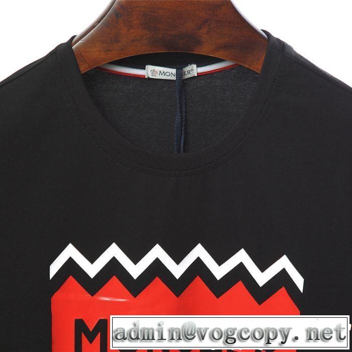 春夏らしい華やか モンクレール MONCLER Tシャツ/ティーシャツ 2色可選 《2019年》今、注目のストリート