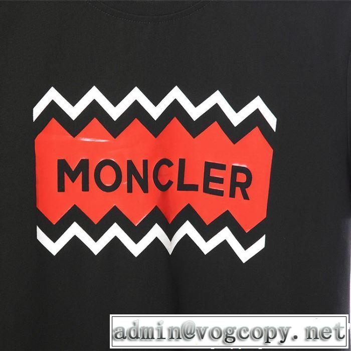 春夏らしい華やか モンクレール MONCLER Tシャツ/ティーシャツ 2色可選 《2019年》今、注目のストリート
