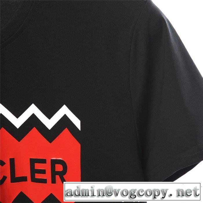 春夏らしい華やか モンクレール MONCLER Tシャツ/ティーシャツ 2色可選 《2019年》今、注目のストリート