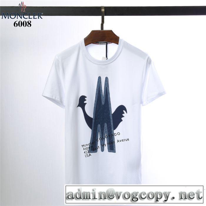 MONCLER Tシャツ/ティーシャツ 2色可選 【2019春夏】最新コレクション 大人っぽく仕上げ モンクレール