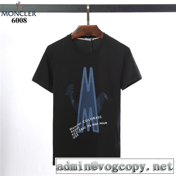 MONCLER Tシャツ/ティーシャツ 2色可選 【2019春夏】最新コレクション 大人っぽく仕上げ モンクレール