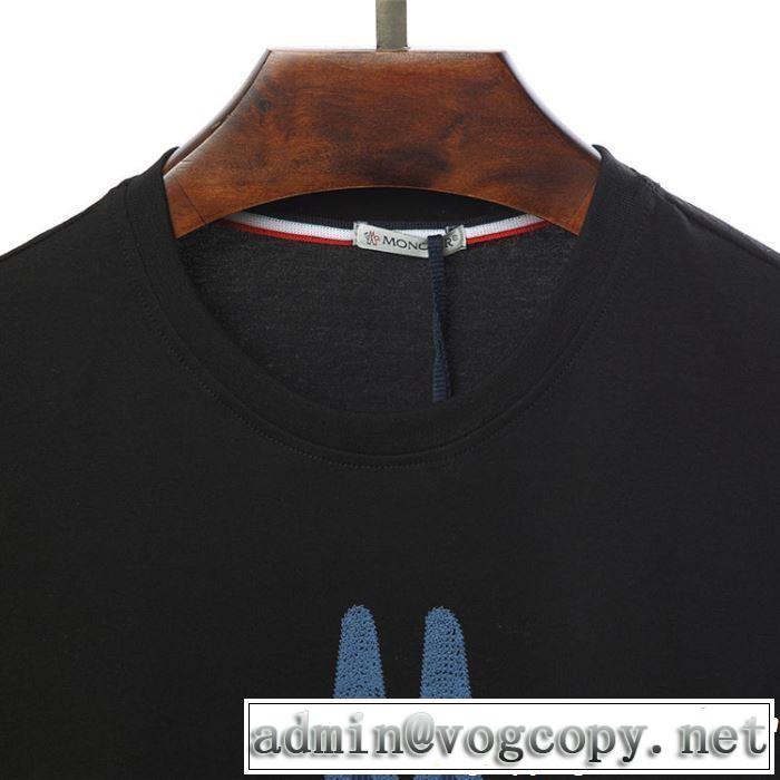 MONCLER Tシャツ/ティーシャツ 2色可選 【2019春夏】最新コレクション 大人っぽく仕上げ モンクレール