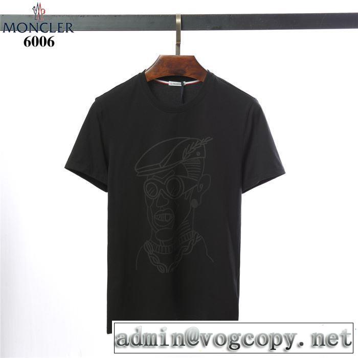 Tシャツ/ティーシャツ 2色可選 【2019年】夏のファッション スタイルを綺麗に モンクレール MONCLER