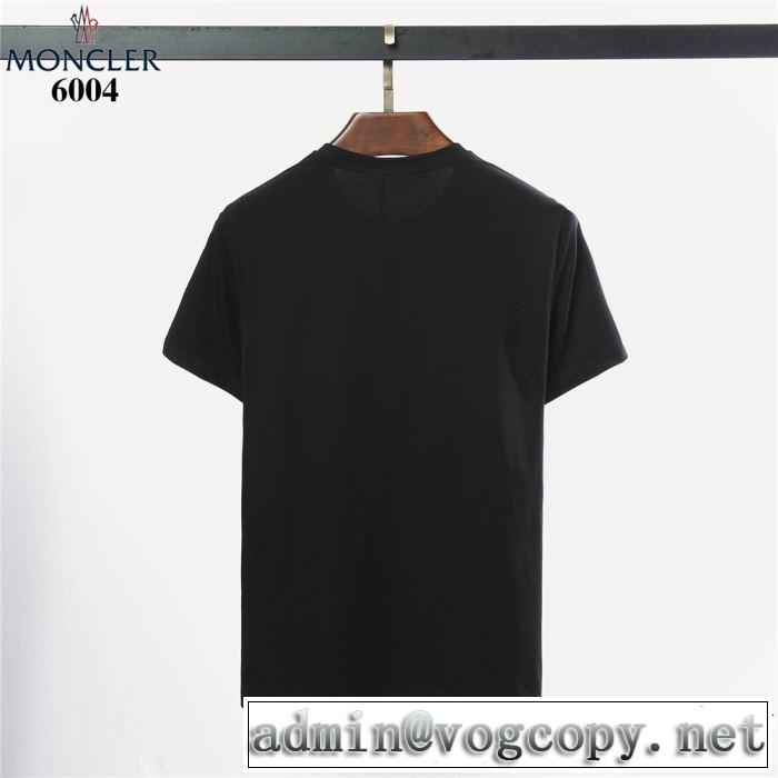 2色可選 2019SSのトレンド商品 クールな印象を引き立て モンクレール MONCLER Tシャツ/ティーシャツ