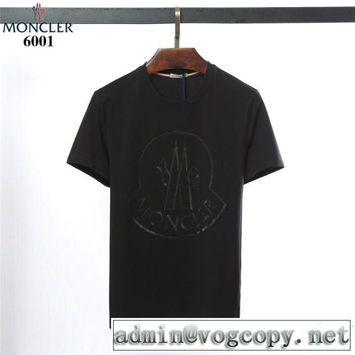 クラシカルな雰囲気 モンクレール MONCLER Tシャツ/ティーシャツ 2色可選 2019春夏のトレンド新商品
