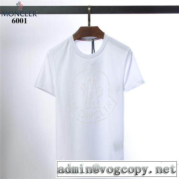 クラシカルな雰囲気 モンクレール MONCLER Tシャツ/ティーシャツ 2色可選 2019春夏のトレンド新商品
