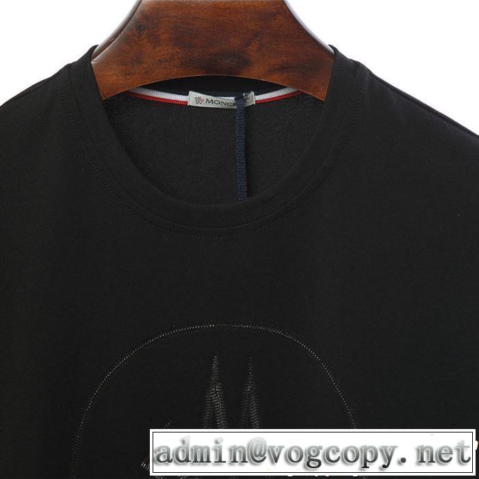 クラシカルな雰囲気 モンクレール MONCLER Tシャツ/ティーシャツ 2色可選 2019春夏のトレンド新商品