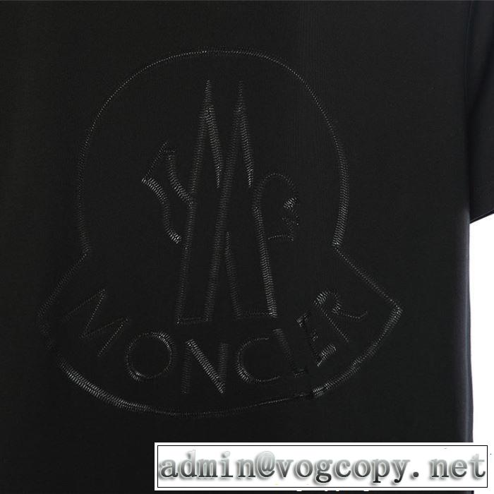 クラシカルな雰囲気 モンクレール MONCLER Tシャツ/ティーシャツ 2色可選 2019春夏のトレンド新商品