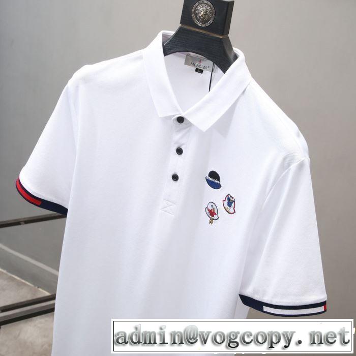 2019春夏人気トレンドアイテム 大人らしく仕上げ モンクレール MONCLER Tシャツ/ティーシャツ 3色可選
