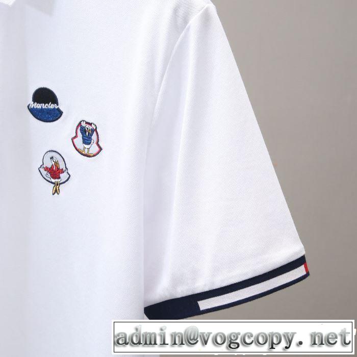 2019春夏人気トレンドアイテム 大人らしく仕上げ モンクレール MONCLER Tシャツ/ティーシャツ 3色可選