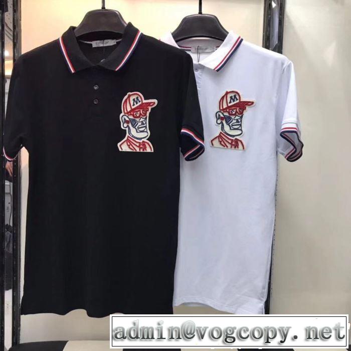 スタイルアップ上品 モンクレール MONCLER Tシャツ/ティーシャツ 2色可選 2019年春夏シーズンの人気