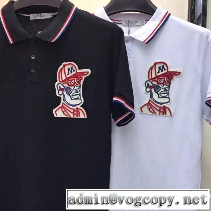 スタイルアップ上品 モンクレール MONCLER Tシャツ/ティーシャツ 2色可選 2019年春夏シーズンの人気