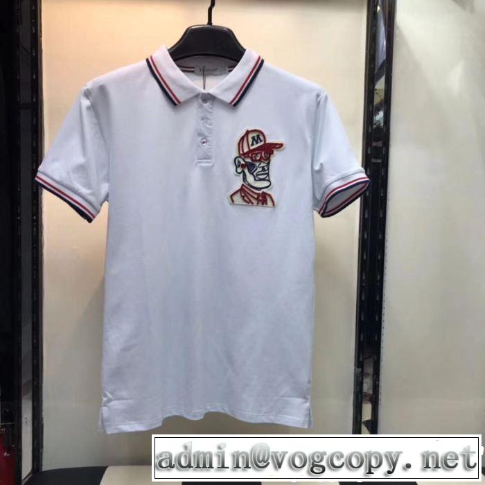 スタイルアップ上品 モンクレール MONCLER Tシャツ/ティーシャツ 2色可選 2019年春夏シーズンの人気