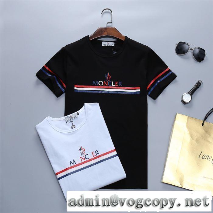 モンクレール MONCLER Tシャツ/ティーシャツ 2色可選 2019年春夏のトレンドアイテム 風通しのよい