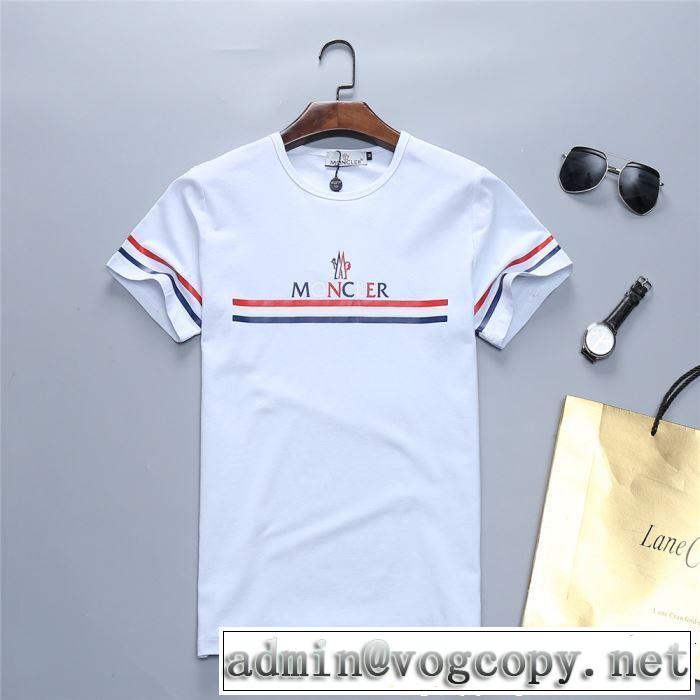 モンクレール MONCLER Tシャツ/ティーシャツ 2色可選 2019年春夏のトレンドアイテム 風通しのよい