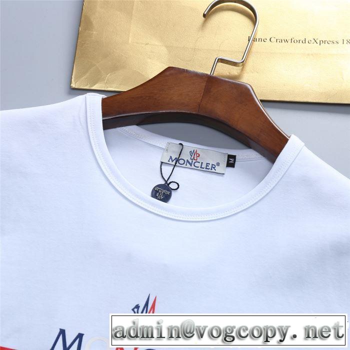 モンクレール MONCLER Tシャツ/ティーシャツ 2色可選 2019年春夏のトレンドアイテム 風通しのよい