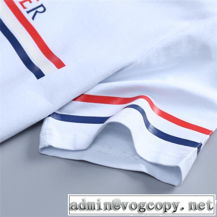 モンクレール MONCLER Tシャツ/ティーシャツ 2色可選 2019年春夏のトレンドアイテム 風通しのよい