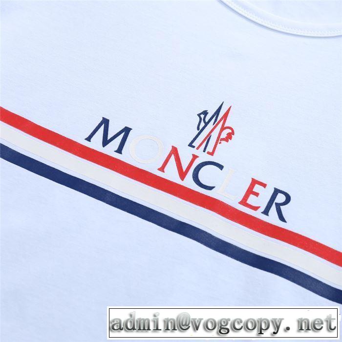 モンクレール MONCLER Tシャツ/ティーシャツ 2色可選 2019年春夏のトレンドアイテム 風通しのよい