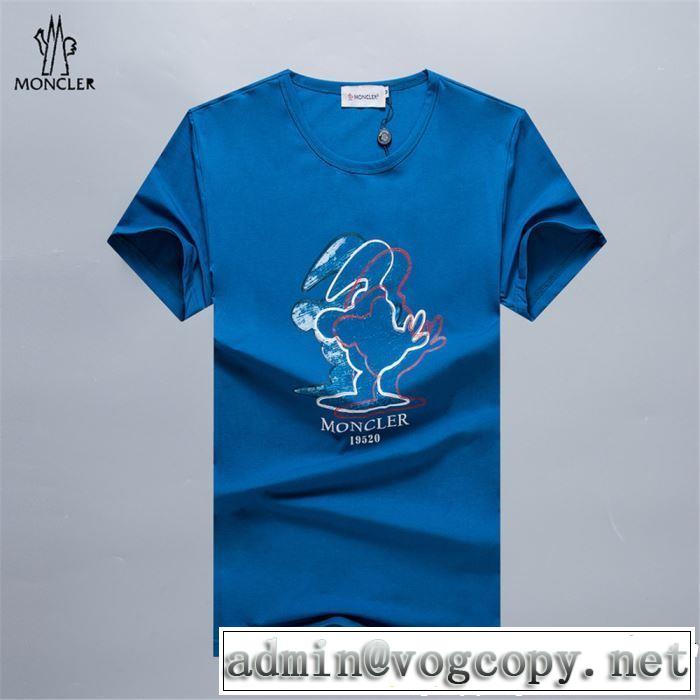 MONCLER Tシャツ/ティーシャツ 3色可選 2019年春夏流行ファッション ちょっと大人の印象 モンクレール