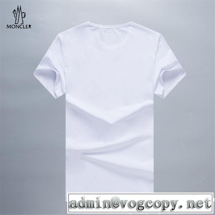 MONCLER Tシャツ/ティーシャツ 3色可選 2019年春夏流行ファッション ちょっと大人の印象 モンクレール