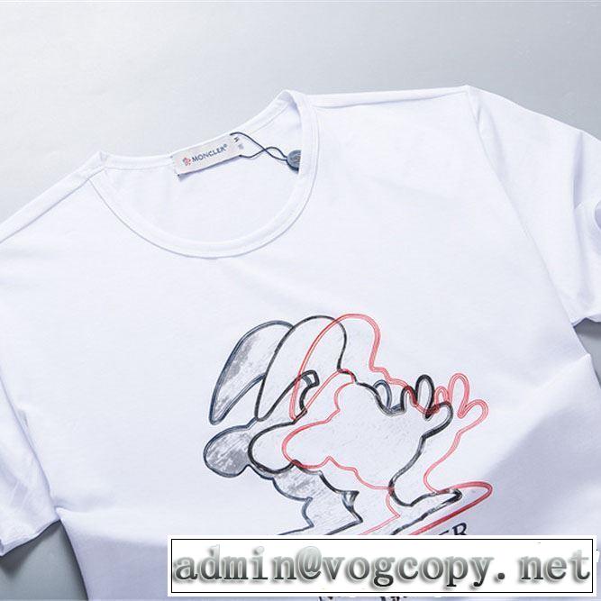 MONCLER Tシャツ/ティーシャツ 3色可選 2019年春夏流行ファッション ちょっと大人の印象 モンクレール