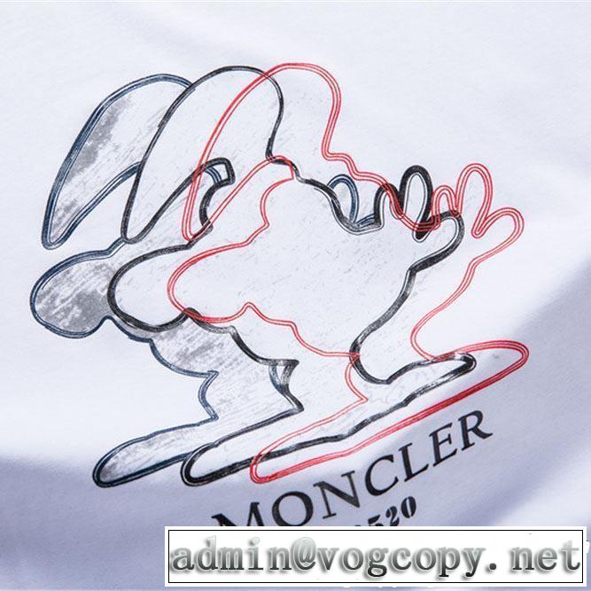 MONCLER Tシャツ/ティーシャツ 3色可選 2019年春夏流行ファッション ちょっと大人の印象 モンクレール