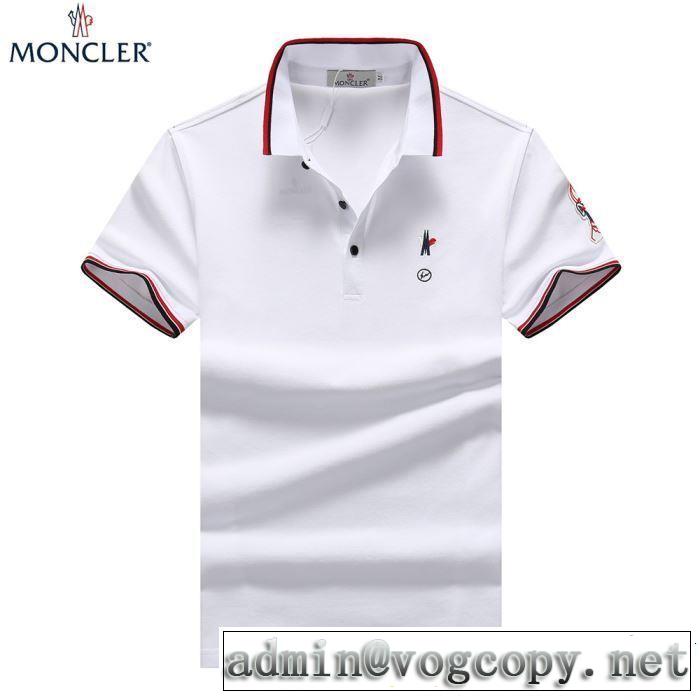 Tシャツ/ティーシャツ 2色可選 2019年夏の一押しファッションアイテム 爽やかさ モンクレール MONCLER
