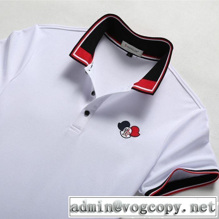 3色可選 2019年最新ファッション こなれ感を引き立たせ モンクレール MONCLER Tシャツ/ティーシャツ