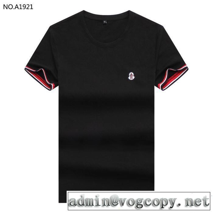 2019夏ファション新品 この夏は注目新作 モンクレール MONCLER Tシャツ/ティーシャツ 4色可選