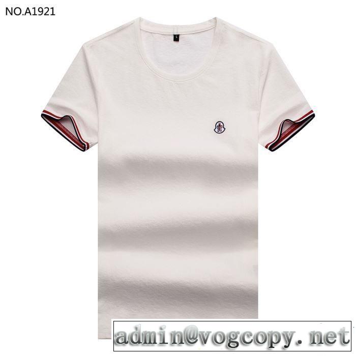 2019夏ファション新品 この夏は注目新作 モンクレール MONCLER Tシャツ/ティーシャツ 4色可選