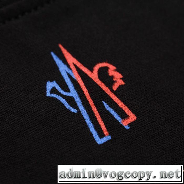 今っぽいトレンド モンクレール MONCLER Tシャツ/ティーシャツ 2色可選 おしゃれな夏ファッション2019
