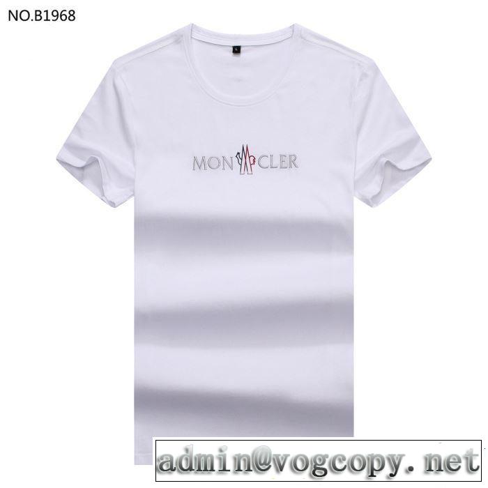モンクレール MONCLER Tシャツ/ティーシャツ 2色可選 大人カジュアル夏ファッション2019 派手すぎず