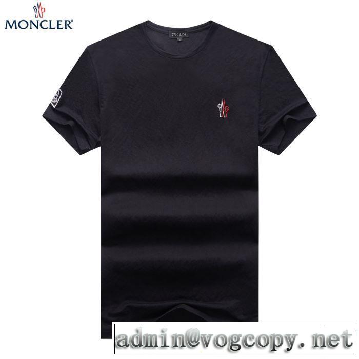【2019年】夏のファッション 高級感が好評です モンクレール MONCLER Tシャツ/ティーシャツ 2色可選