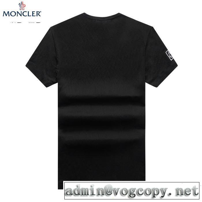 【2019年】夏のファッション 高級感が好評です モンクレール MONCLER Tシャツ/ティーシャツ 2色可選