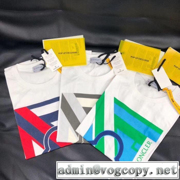 モンクレール MONCLER Tシャツ/ティーシャツ 3色可選 2019春夏トレンドアイテム スタイリッシュに新着