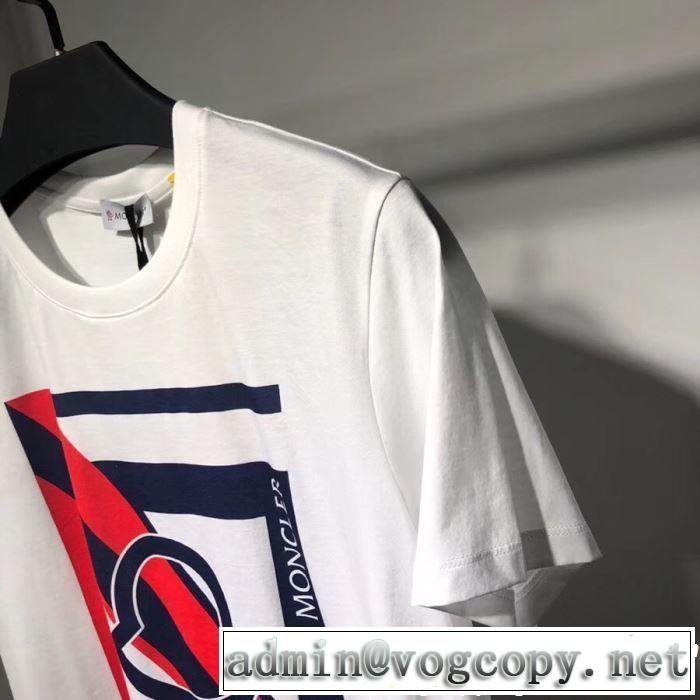 モンクレール MONCLER Tシャツ/ティーシャツ 3色可選 2019春夏トレンドアイテム スタイリッシュに新着