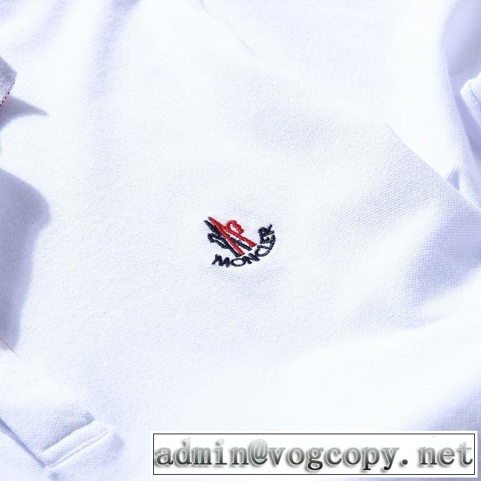 2019年最新ファッション 5色可選 MONCLER   Tシャツ/半袖 都市独特のトレンドアイテム モンクレール