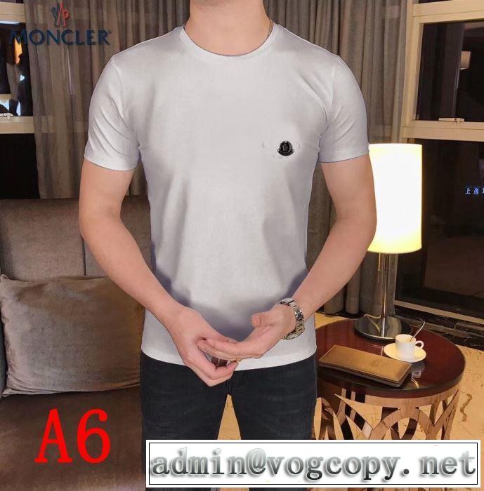 多色可選  Tシャツ/半袖 モンクレール海外セレブは大人気 MONCLER  《2019年》今、注目のストリート