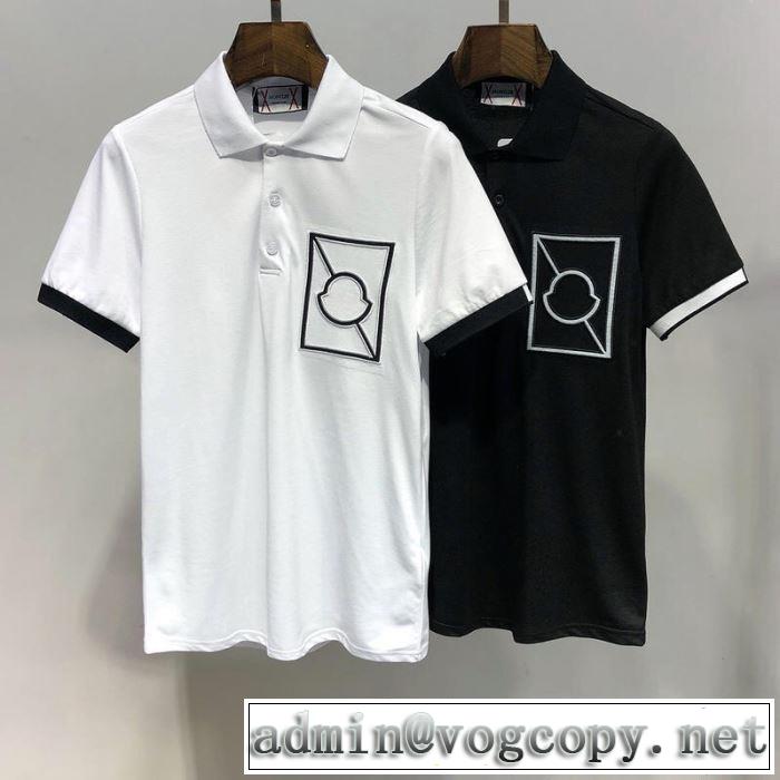 MONCLER  2019春夏は人気定番 2色可選  Tシャツ/半袖 モンクレール 都市独特のトレンドアイテム