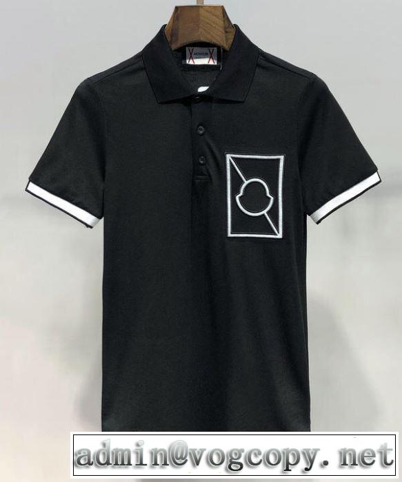 MONCLER  2019春夏は人気定番 2色可選  Tシャツ/半袖 モンクレール 都市独特のトレンドアイテム