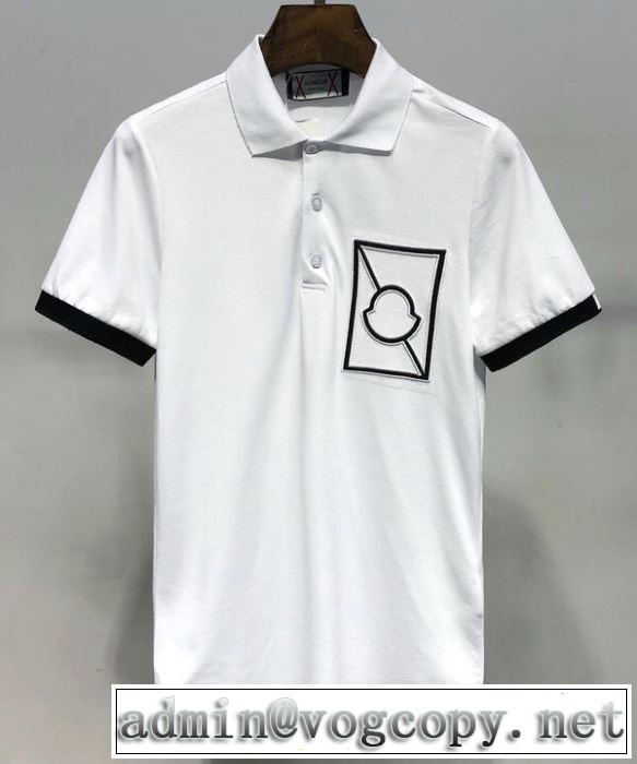 MONCLER  2019春夏は人気定番 2色可選  Tシャツ/半袖 モンクレール 都市独特のトレンドアイテム