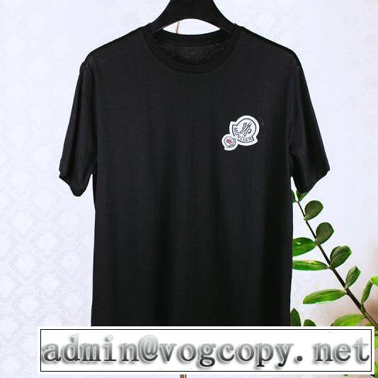 MONCLER  素敵カジュアル春夏新品  2色可選 2019春夏は人気定番 Tシャツ/半袖  モンクレール