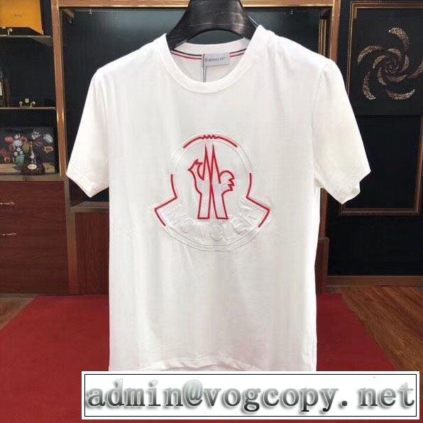 Tシャツ/半袖 オススメしたい最新注目ファション モンクレール MONCLER 2色可選  2019春夏は人気定番